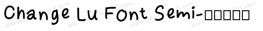 Change Lu Font Semi字体转换